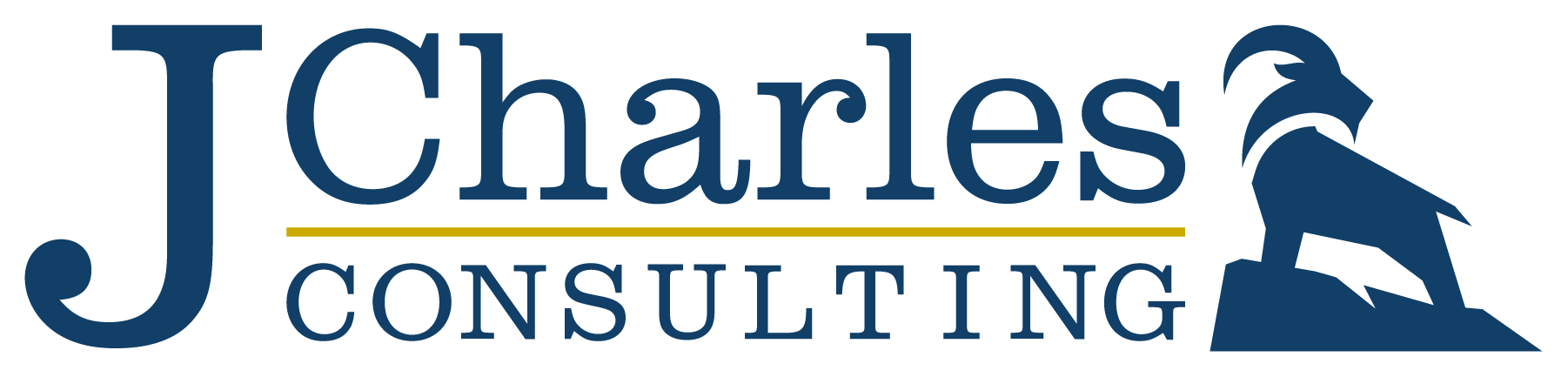 J Charles Consulting Ltd. Navy logo